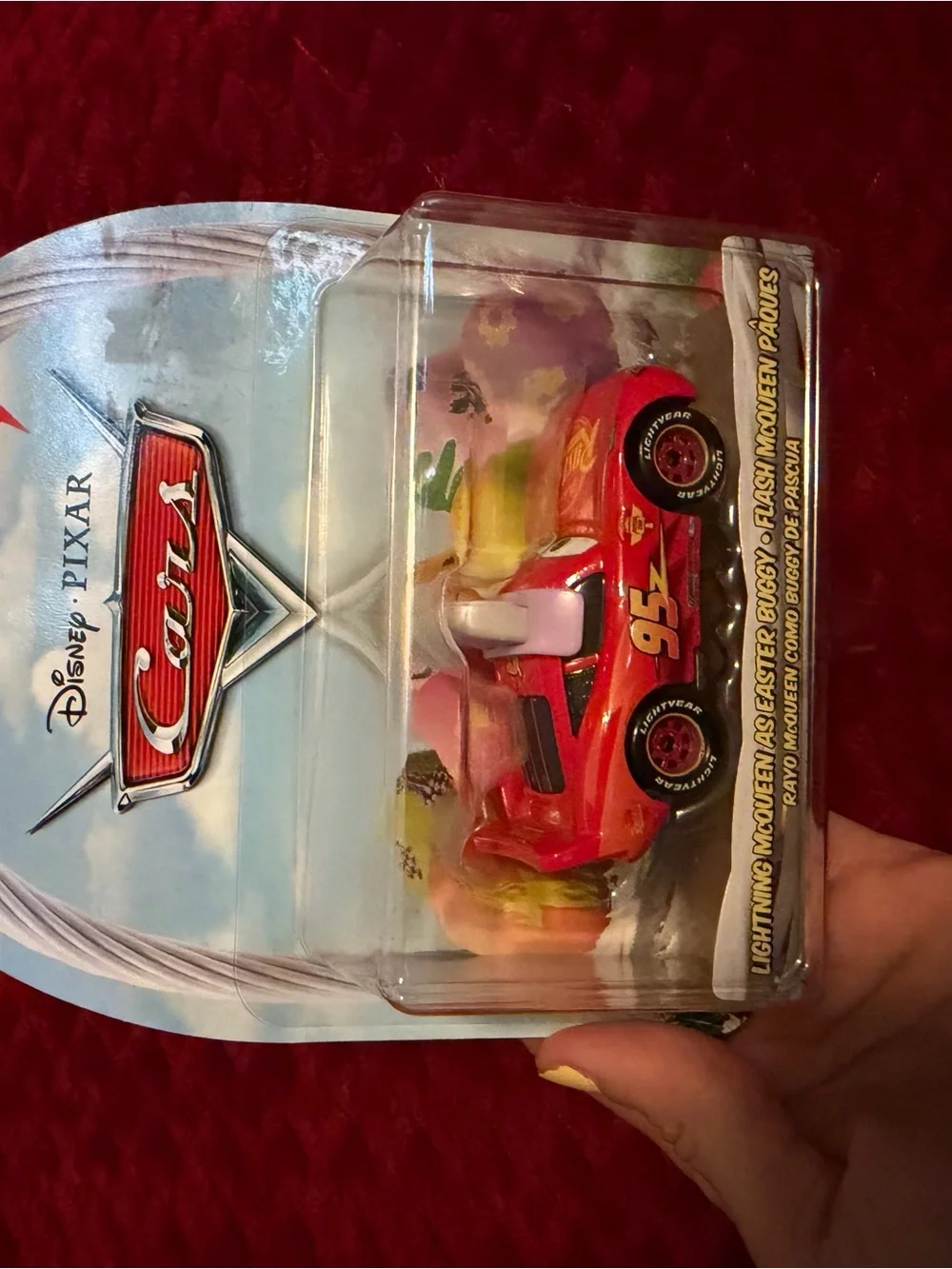 Disney Lightning McQueen as Easter Bunny